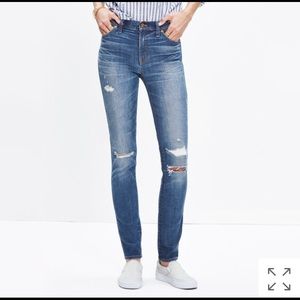 Madewell 9” high rise skinny jean